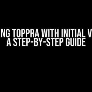 Mastering TOPPRA with Initial Velocity: A Step-by-Step Guide