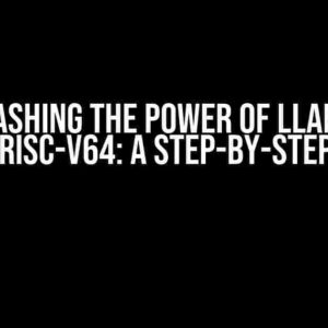 Unleashing the Power of Llama on QEMU-RISC-V64: A Step-by-Step Guide